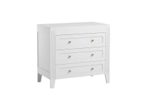 Commode 3 tiroirs MILENNE Blanc