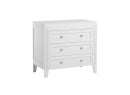 Commode 3 tiroirs MILENNE Blanc