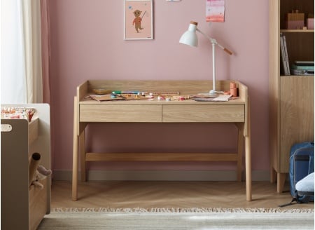 Bureau enfant réglable en hauteur LILO Chêne - 2