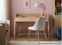 Bureau enfant réglable en hauteur LILO Chêne - 1