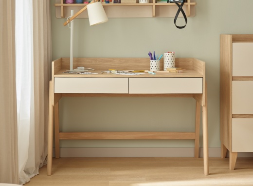 LILO Adjustable Children's Desk Oak Sand: Practical and stylish