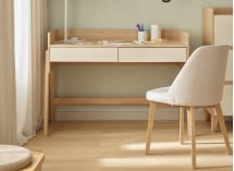 Bureau enfant réglable en hauteur LILO Chêne/Sable - 3