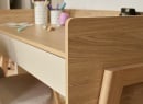 Bureau enfant réglable en hauteur LILO Chêne/Sable - 4