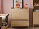 Commode 3 tiroirs LILO Chêne - 2