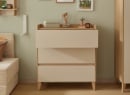 Commode 3 tiroirs LILO Chêne/Sable - 2