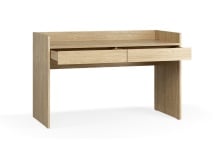 Bureau avec 2 tiroirs LILO  Chêne - 4