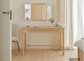 SINA 2-drawer desk - Light Oak