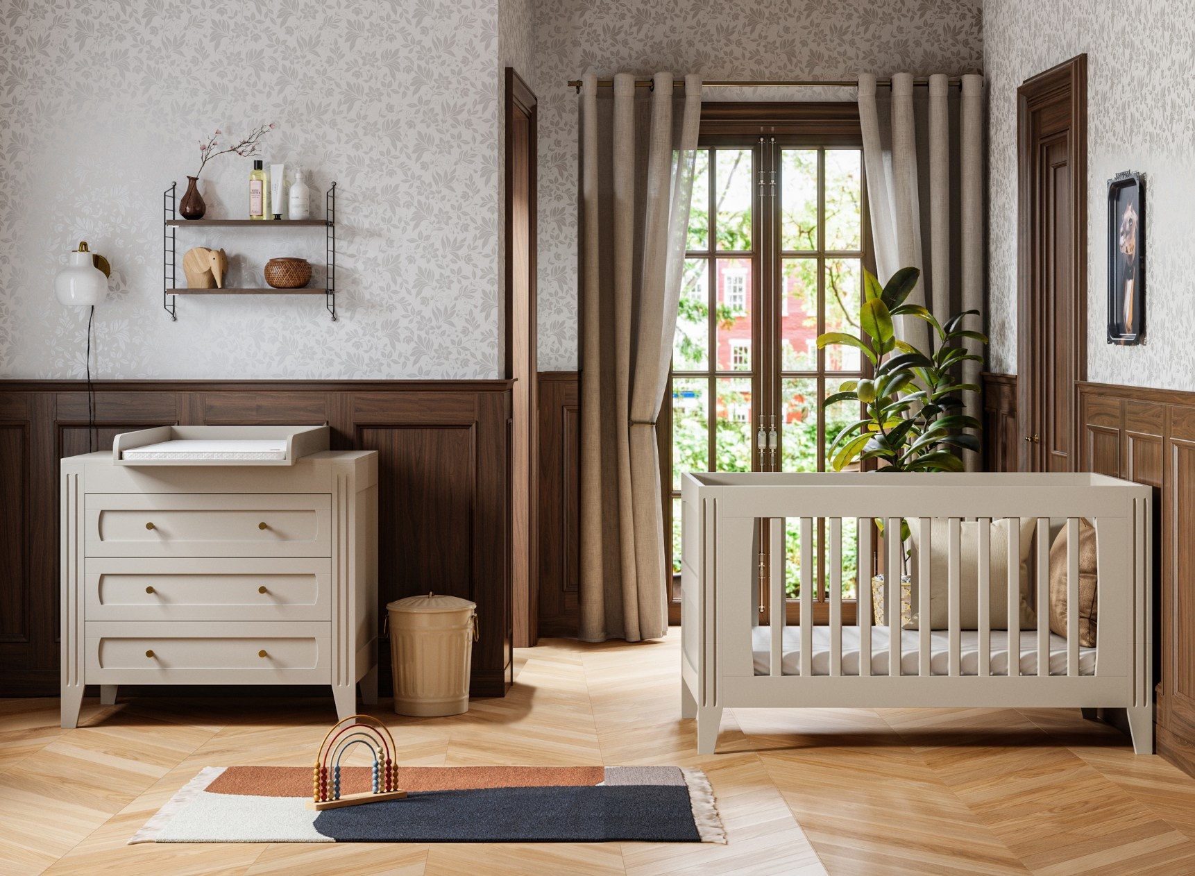 MILENNE babykamer duo – Zandbeige