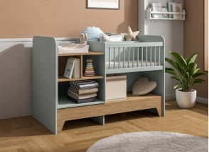 Letto evolutivo 3 in 1 BROOM - Salvia/Quercia