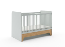 Lit bébé évolutif 3 en 1 BROOM - Sauge/Chêne - 7