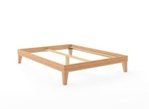 Lit en bois massif 140x190 ACHILLE Hêtre - 9
