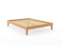 Lit en bois massif 140x190 ACHILLE Hêtre - 6