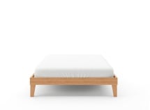 Lit en bois massif 140x190 ACHILLE Hêtre - 4