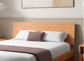 Testata letto piena per letto 140 ACHILLE - Faggio