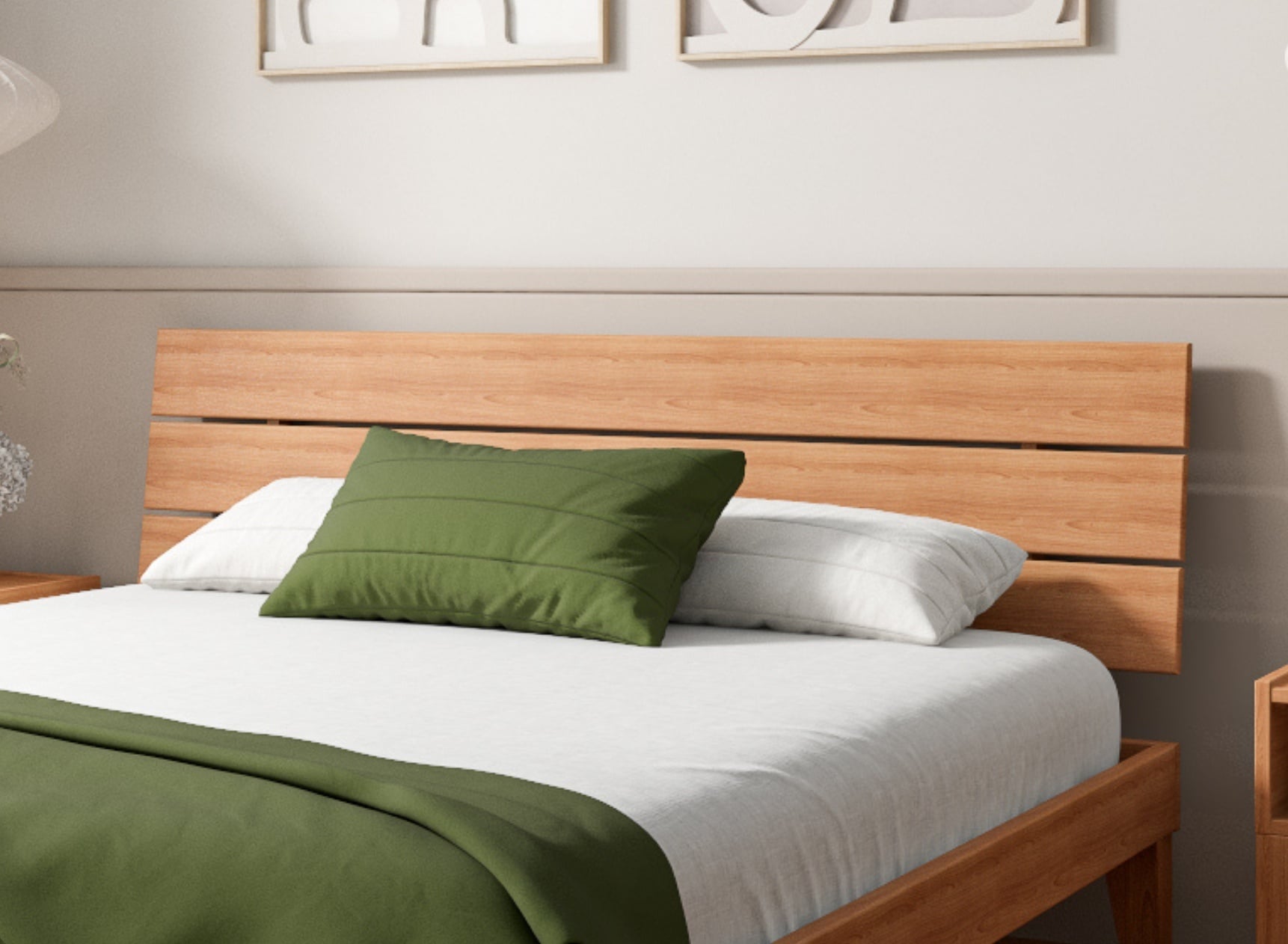 Massivholz-Kopfteil 160 fr ACHILLE-Bett - Franzsische PEFC-Buche