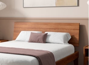 Testiera piena per letto 140 ACHILLE - Noce