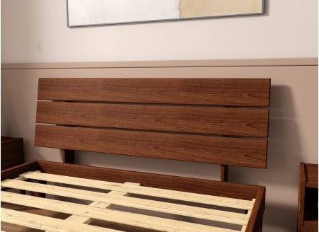 Cabecero trio para cama 140 ACHILLE - Nogal