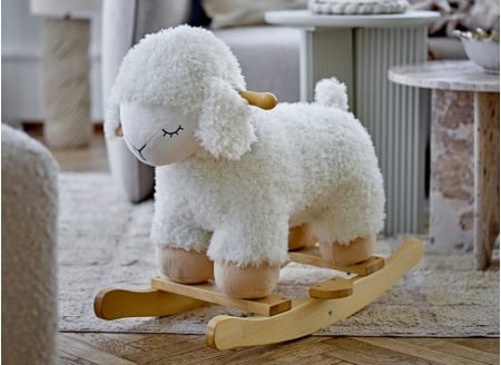 Jouet à Bascule Mouton LAASRITH - Blanc - 1