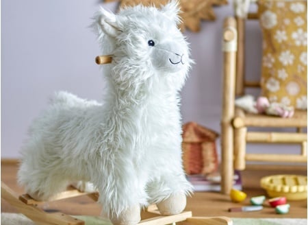 Jouet à Bascule Lama KINTO - Blanc - 1