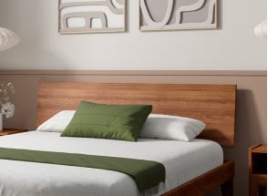 Testata piena per letto 160 ACHILLE - Noce