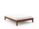 Lit en bois massif 160x200 ACHILLE - Noyer - 4