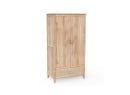 Armoire 2 portes 1 tiroir cannage rotin NAMI - Bois - 1