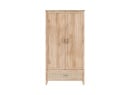 Armoire 2 portes 1 tiroir cannage rotin NAMI - Bois - 6