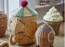 Panier de rangement avec couvercle BOBO - 3