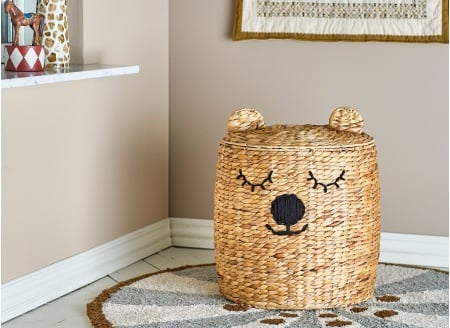 Panier de rangement avec couvercle DOLMA - 1