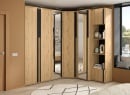 Dressing penderie 1 porte avec miroir PAVEL - 4