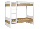 Lit superposé 90x200 PRADO – Blanc/Chêne Nateo Concept - 3