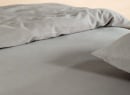 Drap housse 140x190 Coton Bio - Gris - 4