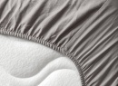 Drap housse 90x190 Coton Bio - Gris - 2