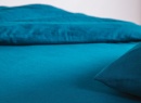 Drap housse 90x190 Coton Bio - Bleu nuit - 4