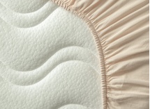 Drap housse 90x190 Coton Bio - Rose nude - 2