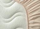 Drap housse 90x190 Coton Bio - Rose nude - 2