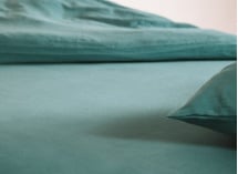 Drap housse 90x190 Coton Bio - Eucalyptus - 4