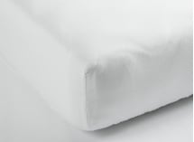 Drap housse 90x200 Coton Bio - Blanc - 1