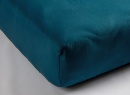 Drap housse 90x200 Coton Bio - Bleu nuit - 1
