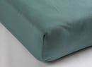 Drap housse 90x200 Coton Bio - Eucalyptus - 1