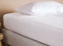 Drap housse 140x200 Coton Bio - Blanc - 1