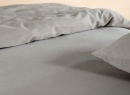 Drap housse 140x200 Coton Bio - Gris - 4