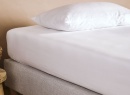 Drap housse 160x200 Coton Bio - Blanc - 1