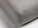 Drap housse 160x200 Coton Bio - Gris - 2