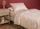 Housse de couette 140x200 Coton Bio - Rose nude - 1