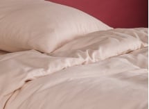Housse de couette 140x200 Coton Bio - Rose nude - 3