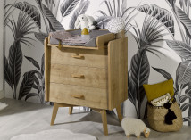 Plan à langer pour commode WOOD – Chêne Vintage Nateo Concept - 3