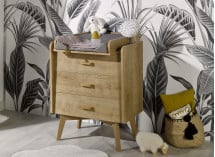 Plan à langer pour commode WOOD – Chêne Vintage Nateo Concept - 3