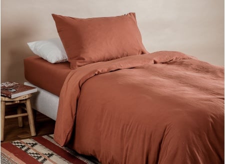 Duvet Cover 200x200 Organic Cotton - Plain
