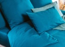 Housse de couette 240x260 Coton Bio - Bleu nuit - 1